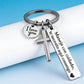 ⏳Time-Limited Special⏰Stainless Steel Cross Keychain – ‘Drive Safe’ Blessing❤️🙏
