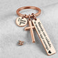 ⏳Time-Limited Special⏰Stainless Steel Cross Keychain – ‘Drive Safe’ Blessing❤️🙏