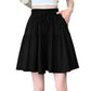 ⏳Time-Limited Special⏰High Waist Wide-Leg Skorts with Ruffled Edges – Adjustable Fit & Flattering A-Line 🎀