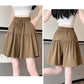 ⏳Time-Limited Special⏰High Waist Wide-Leg Skorts with Ruffled Edges – Adjustable Fit & Flattering A-Line 🎀