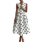 📢📢50% OFF !! ⏰Women's Polka Dot Sleeveless V-Neck Dress