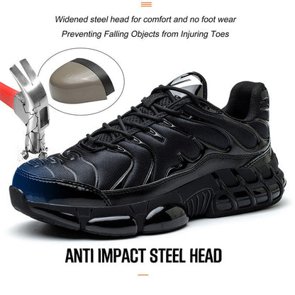 📢📢50% OFF !! ⏰ Lightweight Indestructible Non-Slip Steel-Toe Shoes