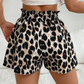 Women's High-Waist Flowy Shorts with Drawstring
