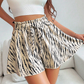 Women's High-Waist Flowy Shorts with Drawstring