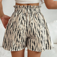Women's High-Waist Flowy Shorts with Drawstring