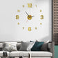 3D DIY Luminous Acrylic Wall Clock Set