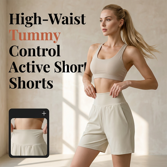 Women Loose Fit Running Shorts High Waist Sports Shorts