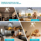 Socket Fan Light With Remote