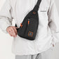 🎒✨ Waterproof Multi-pocket Crossbody Sling Bag – Organized Storage, Adjustable Strap, Headphone Jack 🌧️