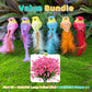 12PCS Artificial Feathered Birds with Clips