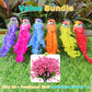 12PCS Artificial Feathered Birds with Clips