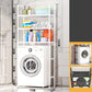 🧺No-Drill Over-Washer Storage Rack, Waterproof Rustproof Laundry & Bathroom Organizer Shelf for Space Saving