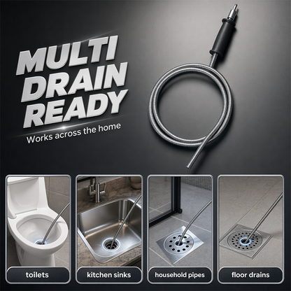 Flexible Spring Drain Clog Remover Tool
