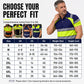 🏃☀️🦺 50% OFF! Round-Neck Hi-Vis Top – Lightweight, visible, great for running.