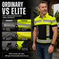 🏃☀️🦺 50% OFF! Round-Neck Hi-Vis Top – Lightweight, visible, great for running.
