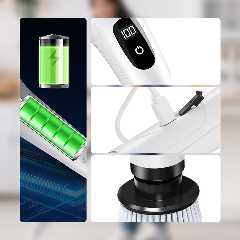 8-in-1 Electric Cleaning Brush Set