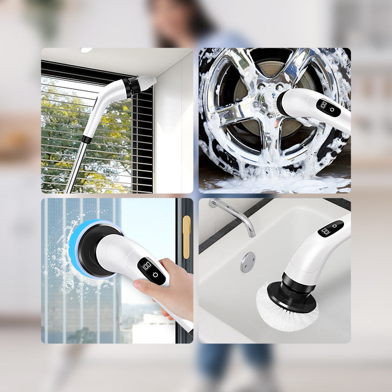 8-in-1 Electric Cleaning Brush Set