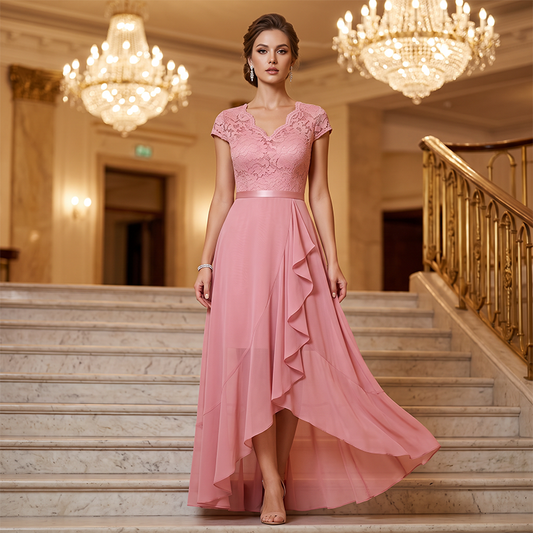 👗🌹✨ 50% OFF! Elegant Lace Evening Dress – Romantic lace, flattering silhouette.