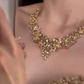 🌸 50% OFF NOW! 🌸Elegant Yellow Sparkling Rhinestone Jewelry