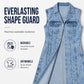 🎉 LIMITED TIME 50% OFF! 🧥 Women Sleeveless High Slit Denim Vest Dress – Patchwork Longline Jean Waistcoat ✨