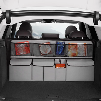 🚗 LIMITED-TIME 50% OFF! 📦 Car Trunk Storage Bag, Hanging Organiser – Spacious, Durable, Easy Mount 🧺