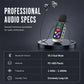 Bluetooth Karaoke Headset with Secure Collar Spring Clip