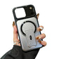 Magnetic Phone Case with Flip Lens Cover and Invisible Kickstand