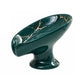 📢📢50% OFF !! ⏰Ceramic Self-Draining Leaf Soap Dish