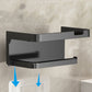 Wall-Mounted Toilet Paper Holder with Storage Shelf