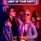 🎃 Mini Colorful LED Finger Lights – Party Glow Finger Flashlights with Elastic Band