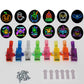 🎃 Mini Colorful LED Finger Lights – Party Glow Finger Flashlights with Elastic Band