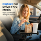 🚗 Coffee. Snacks. Phone. One tray. Cup holder expander that turns your drink spot into a mini table. 😎
