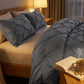 🎉 2026 SALE 50% OFF! 🛏️ 3-Piece Pintuck Pleated Duvet Cover & Pillowcases Set – Elegant Texture, Hidden Zipper & Machine Washable ✨