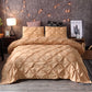 🎉 2026 SALE 50% OFF! 🛏️ 3-Piece Pintuck Pleated Duvet Cover & Pillowcases Set – Elegant Texture, Hidden Zipper & Machine Washable ✨