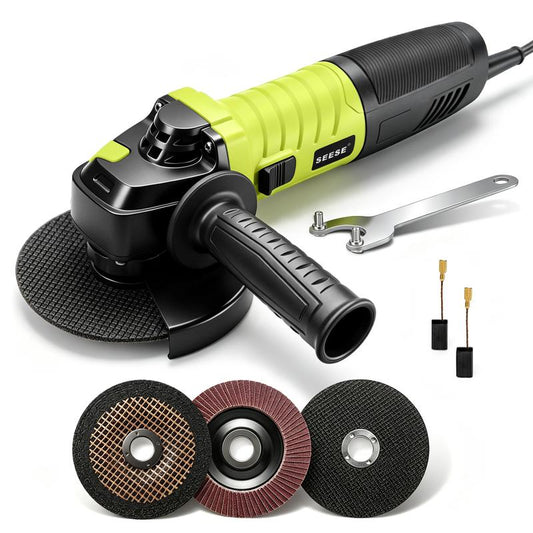 🎉 2026 Sale — Over 26,400 Sold!🛠️ SEESE 5-Inch Angle Grinder – 6-Speed Variable Speed ✨