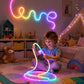 Dragon Scale Woven LED Neon Rope Light