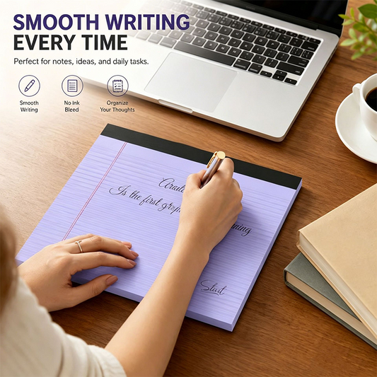 🎉 2026 Sale — Over 22,700 Sold!📓 Minimalist Lined Writing Notepad – Top Bound Memo Pad ✨