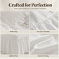 Simple Solid Color 4-Piece Bedding Set with Ruffled Borders