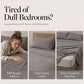 Simple Solid Color 4-Piece Bedding Set with Ruffled Borders