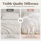 Simple Solid Color 4-Piece Bedding Set with Ruffled Borders
