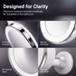 10x Magnifying Makeup Mirror with LED Light and Suction Cup