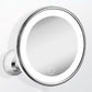 10x Magnifying Makeup Mirror with LED Light and Suction Cup