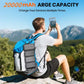 🔋 50% OFF NOW! ☀️ Solar Power Bank – 20000mAh, Foldable 4-Panel Solar, IPX5 & LED Flashlight – For Camping & Emergencies 🏕️