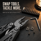 🔧✂️Heavy-Duty Folding Multi-Tool Pliers with Carry Pouch