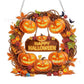 🍂 Autumnal Pumpkin Wreath Diamond Painting Hanging Decor, Complete DIY Kit