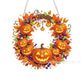 🍂 Autumnal Pumpkin Wreath Diamond Painting Hanging Decor, Complete DIY Kit