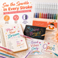 ⏳🔥LIMITED-TIME 50% OFF! ⏰Retractable Glitter Gel Pen Set for Journaling & Drawing