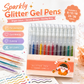 ⏳🔥LIMITED-TIME 50% OFF! ⏰Retractable Glitter Gel Pen Set for Journaling & Drawing