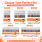 ⏳🔥LIMITED-TIME 50% OFF! ⏰Retractable Glitter Gel Pen Set for Journaling & Drawing