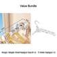 📢📢50% OFF & In Stock⏰🏠 Foldable Telescopic Suction-Cup Hanger Rack – No-Drill Retractable Clothes Drying Pole